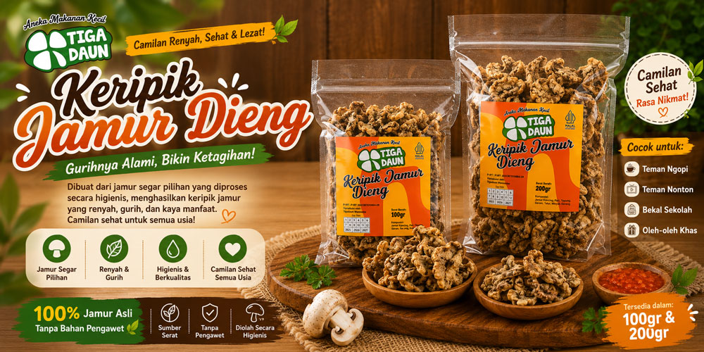 Keripik Jamur Dieng