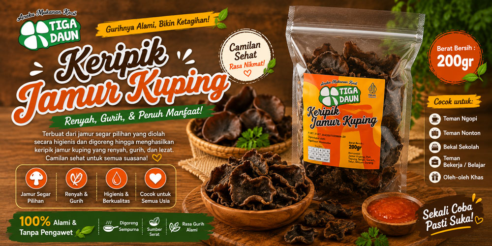 Keripik Jamur Kuping